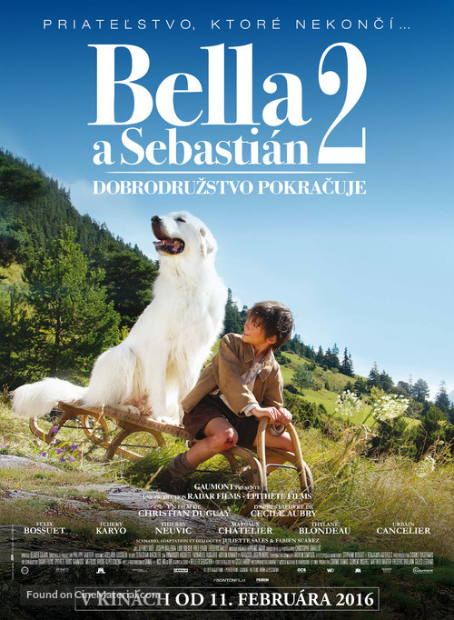 Belle et S&eacute;bastien, l&#039;aventure continue - Slovak Movie Poster