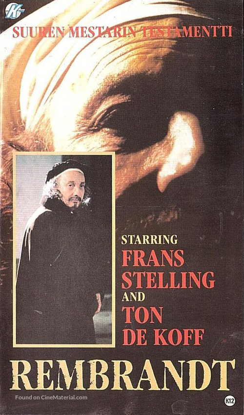 Rembrandt fecit 1669 - Finnish VHS movie cover