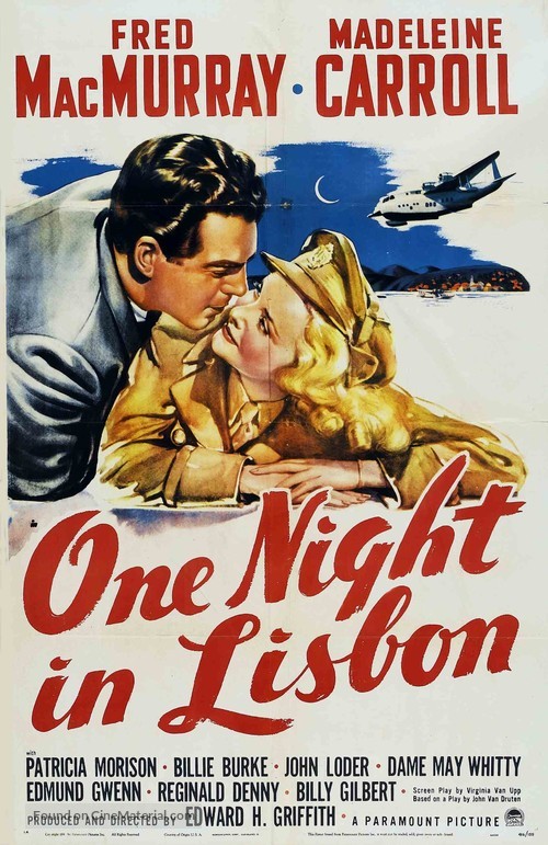 One Night in Lisbon - Movie Poster