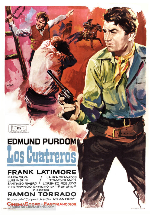 Cuatreros, Los - Spanish Movie Poster