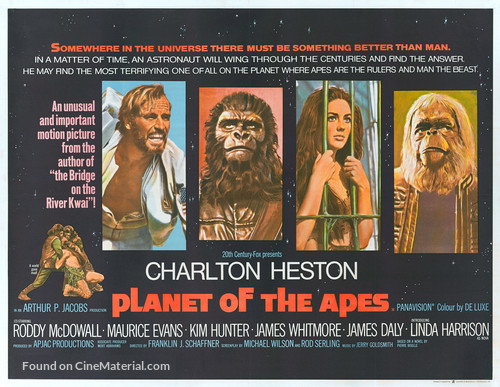 Planet of the Apes - British Movie Poster