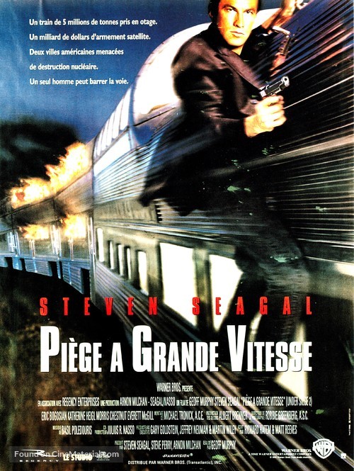 Under Siege 2: Dark Territory - French Movie Poster