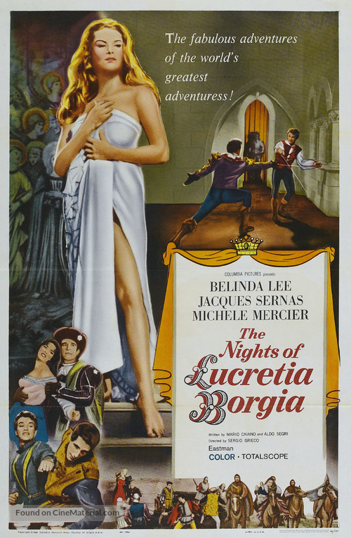 Notti di Lucrezia Borgia, Le - Movie Poster