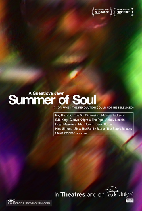 Summer of Soul (...Or, When the Revolution Could Not Be Televised) - Canadian Movie Poster