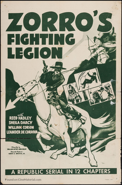 Zorro&#039;s Fighting Legion - Movie Poster