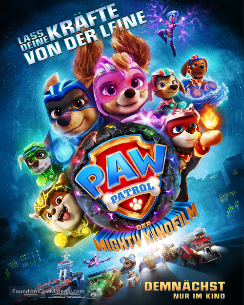 PAW Patrol: The Mighty Movie - German Movie Poster