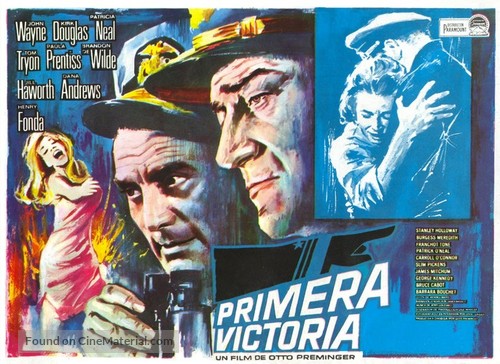 In Harm&#039;s Way - Spanish Movie Poster