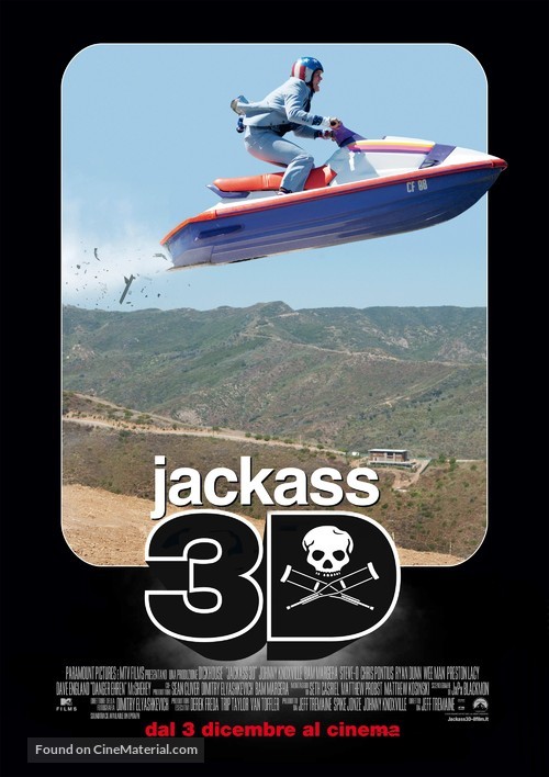 Jackass 3D - Italian Movie Poster