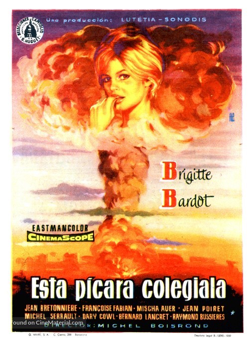 Cette sacr&eacute;e gamine - Spanish Movie Poster