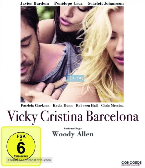 Vicky Cristina Barcelona - German Blu-Ray movie cover