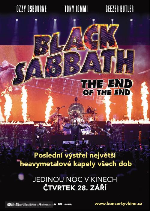 Black Sabbath the End of the End - Czech Movie Poster