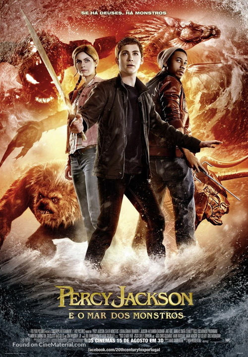 Percy Jackson: Sea of Monsters - Portuguese Movie Poster