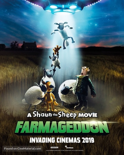 A Shaun the Sheep Movie: Farmageddon - British Movie Poster