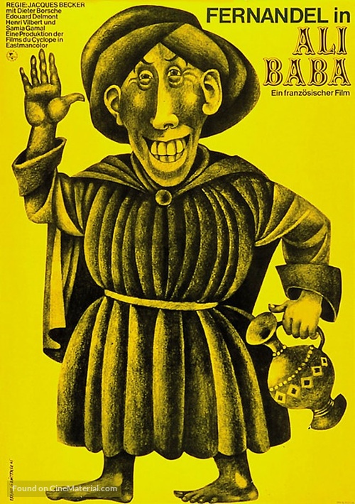 Ali Baba et les quarante voleurs - German Movie Poster