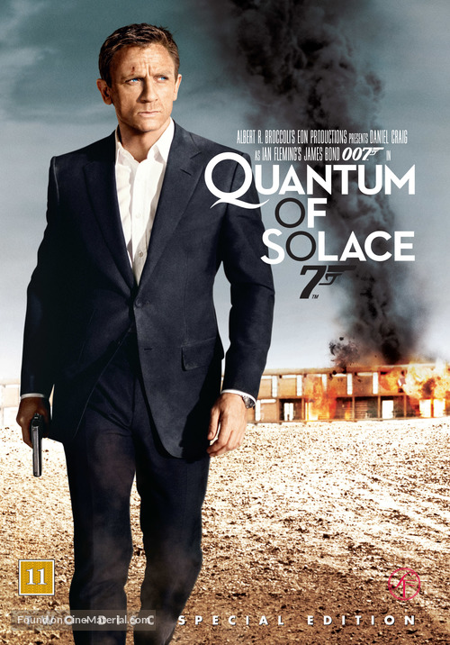 Quantum of Solace - Danish Movie Cover