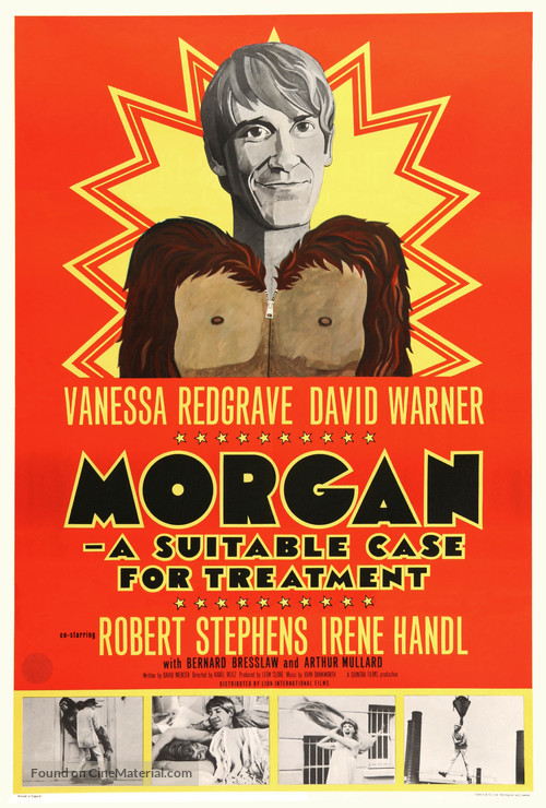 Morgan: A Suitable Case for Treatment - British Movie Poster