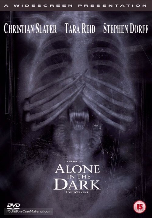 Alone in the Dark - British DVD movie cover