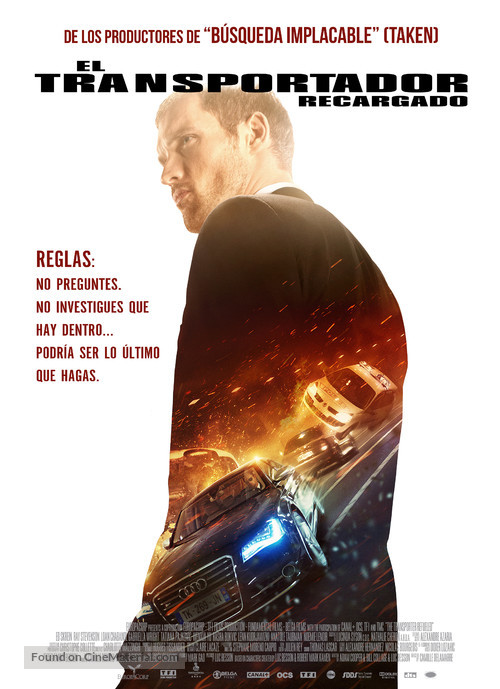 The Transporter Refueled - Argentinian Movie Poster