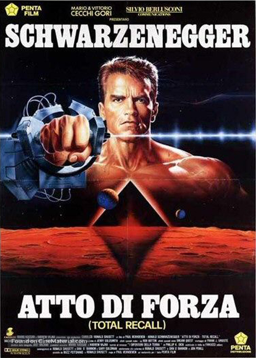 Total Recall - Italian Movie Poster