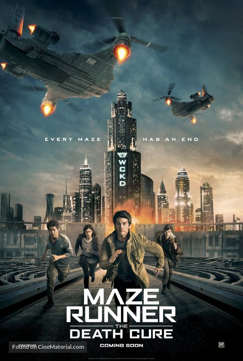 Maze Runner: The Death Cure - British Movie Poster