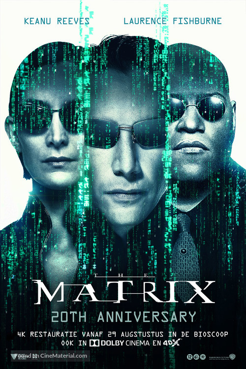 The Matrix - Dutch Re-release movie poster