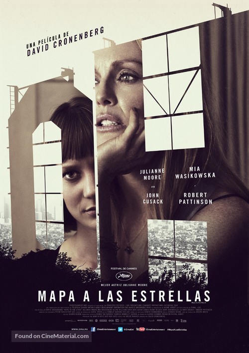 Maps to the Stars - Mexican Movie Poster