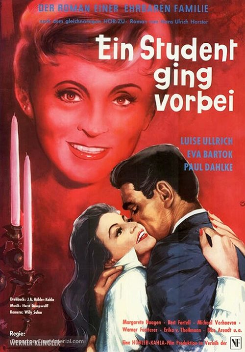 Ein Student ging vorbei - German Movie Poster