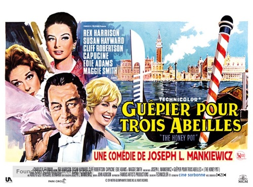 The Honey Pot - Belgian Movie Poster