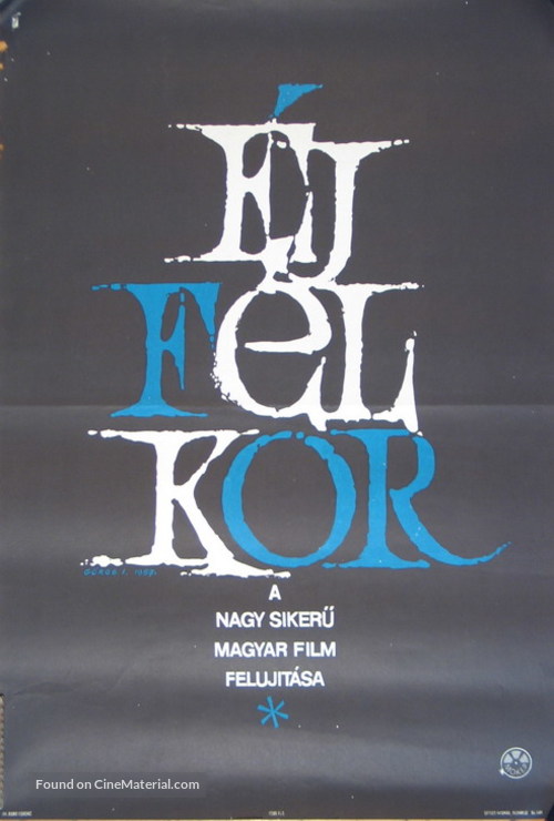 &Eacute;jf&eacute;lkor - Hungarian Movie Poster