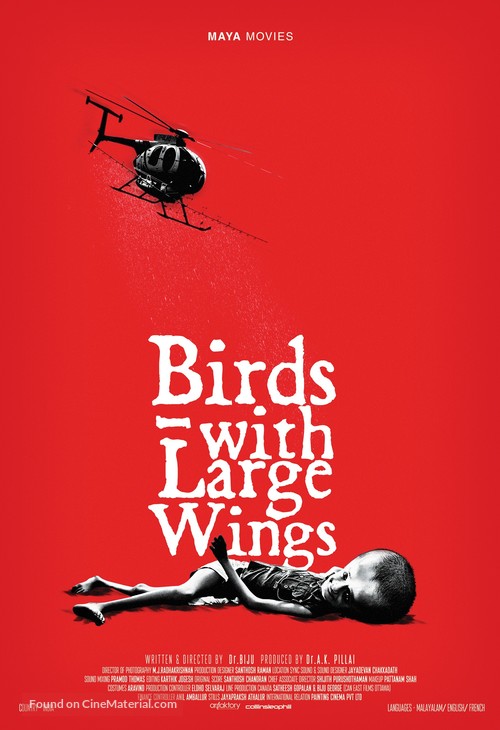 Birds with Large Wings - Indian Movie Poster