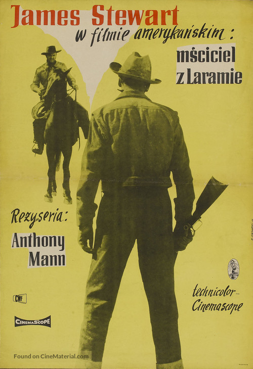 The Man from Laramie - Polish Movie Poster
