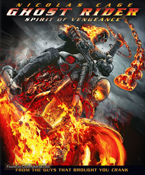 Ghost Rider: Spirit of Vengeance - Blu-Ray movie cover