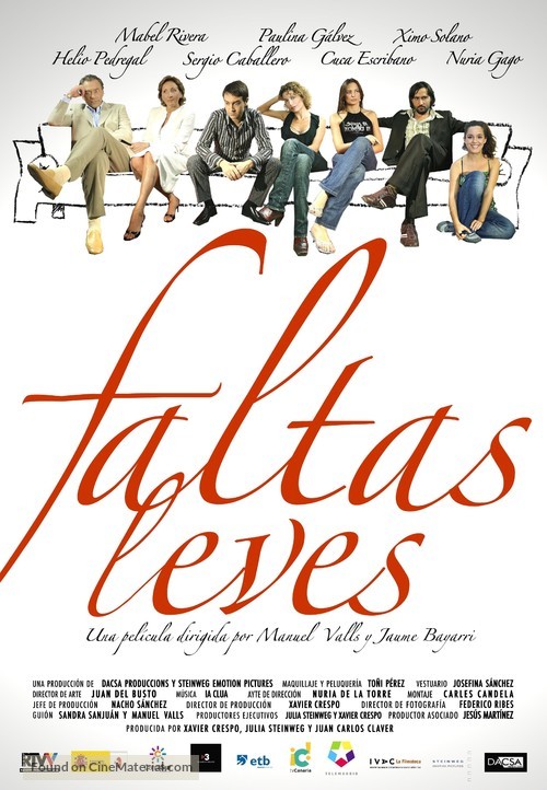 Faltas leves - Spanish Movie Poster