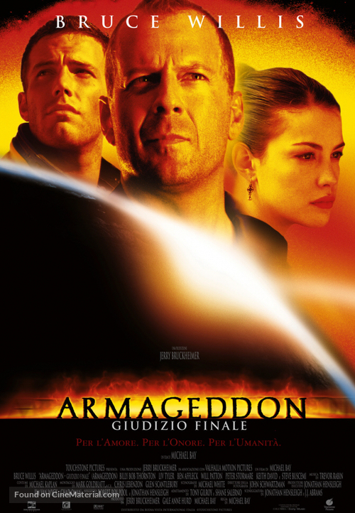 Armageddon - Italian Movie Poster