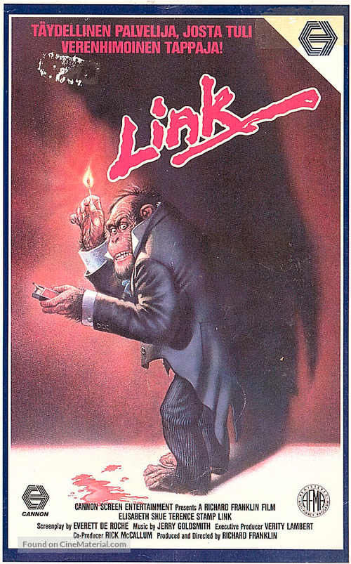 Link - Finnish VHS movie cover