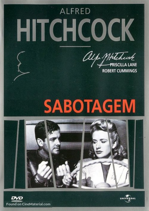 Saboteur - Portuguese DVD movie cover