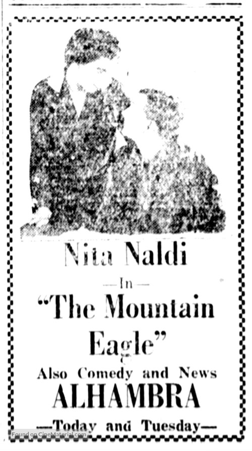 The Mountain Eagle - poster