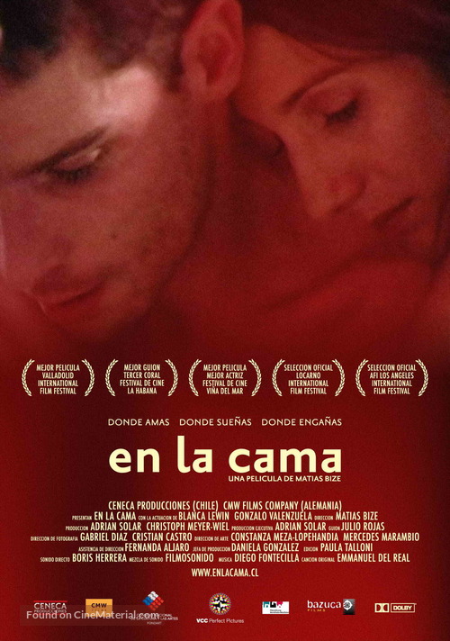 En la cama - Chilean Movie Poster