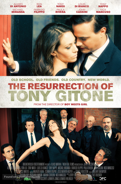 The Resurrection of Tony Gitone - Canadian Movie Poster