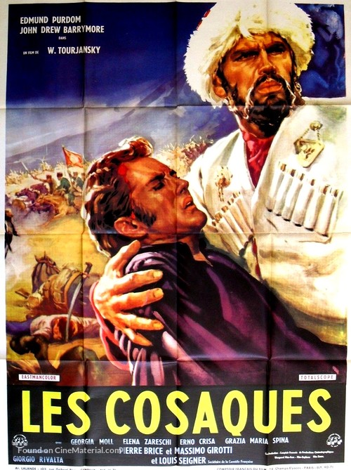 I cosacchi - French Movie Poster