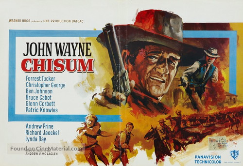 Chisum - Belgian Movie Poster