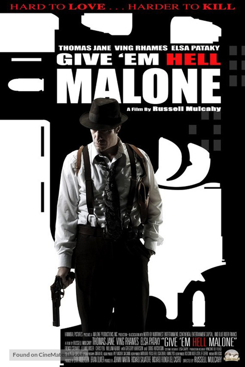 Give &#039;em Hell, Malone - Movie Poster