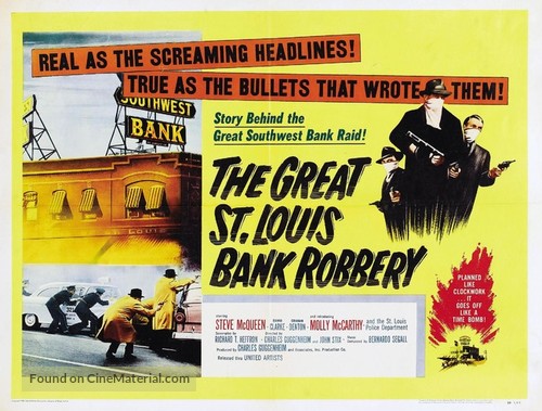 The Great St. Louis Bank Robbery - Movie Poster