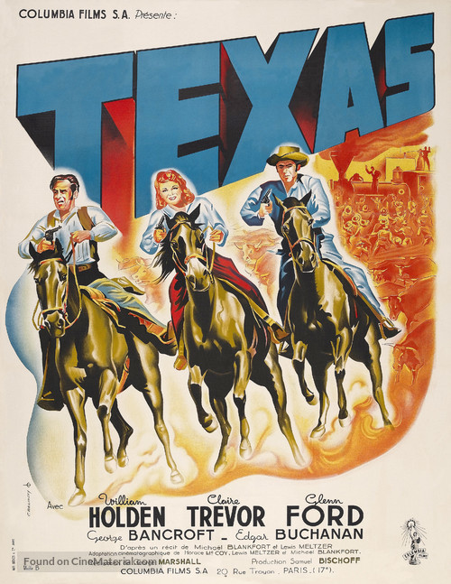 Texas - French Movie Poster