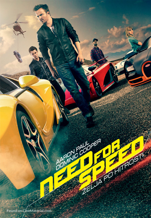 Need for Speed - Slovenian Movie Poster