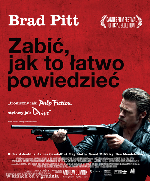 Killing Them Softly - Polish Movie Poster