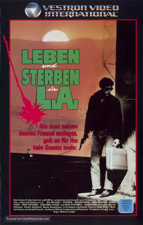To Live and Die in L.A. - German VHS movie cover