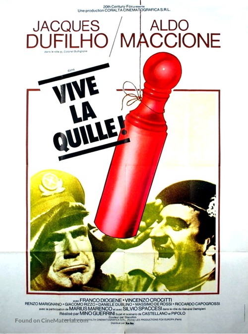 Il colonnello Buttiglione diventa generale - French Movie Poster