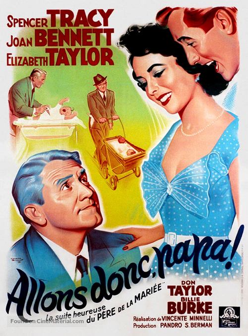 Father&#039;s Little Dividend - French Movie Poster