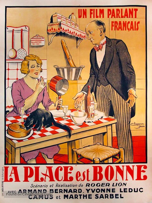 La place est bonne! - French Movie Poster